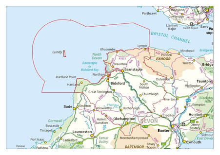 North Devon Biosphere area map